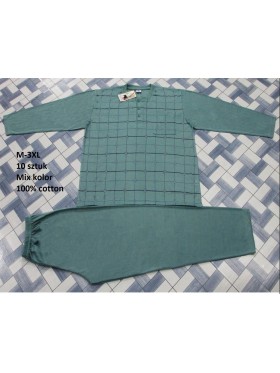 piżama MĘSKA, size m-3xl, paczka 10szt, mix kolor