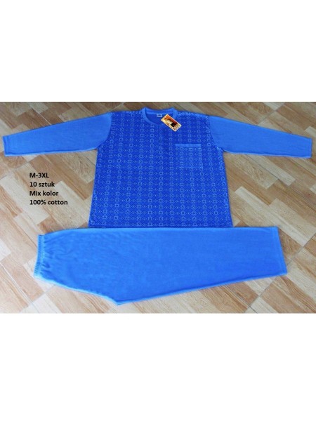 piżama MĘSKA, size m-3xl, paczka 10szt, mix kolor