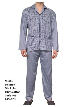 piżama MĘSKA, size m-4xl, paczka 10szt, mix kolor