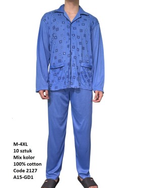 piżama MĘSKA, size m-4xl, paczka 10szt, mix kolor