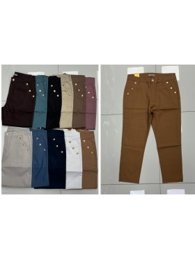 Spodnie damskie ,size 30-42,paczka 12szt ,mix kolor