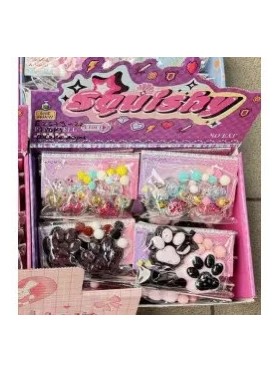 ZABAWKI squishy. 20 SZT / PACZKA, KOLOR JAK NA ZDZIĘCIU