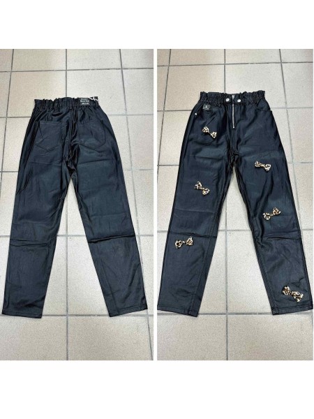 Spodnie skórzane damskie ,size 34-42,paczka 10szt ,