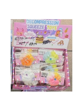 ZABAWKI squishy. 20 SZT / PACZKA, KOLOR JAK NA ZDZIĘCIU
