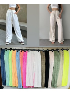 Spodnie damskie wloskie, size uni , paczka 6szt,mix kolor