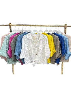 Koszule damskie wloskie, size uni , paczka 6szt,mix kolor