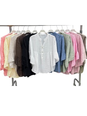 Koszule damskie wloskie, size uni , paczka 6szt,mix kolor