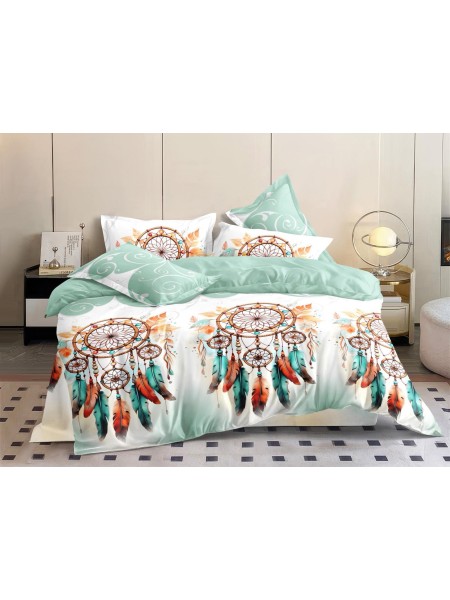 Komplet pościeli 5D    „” MILANO „” 100% satyna - bawełna 4 Częściowy Rozmiar : 160/200cm