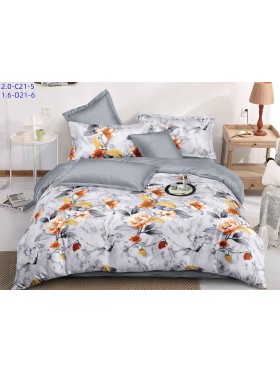 Komplet pościeli 5D    „” MILANO „” 100% satyna - bawełna 4 Częściowy Rozmiar : 160/200cm