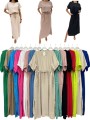 Sukienki damskie wloskie, size uni , paczka 6szt,mix kolor