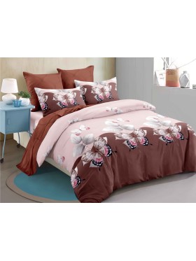 Komplet pościeli 5D    „” MILANO „” 100% satyna - bawełna 4 Częściowy Rozmiar : 160/200cm