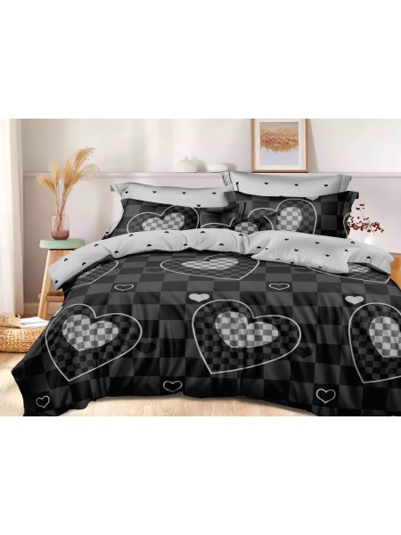 Komplet pościeli 5D    „” MILANO „” 100% satyna - bawełna 4 Częściowy Rozmiar : 160/200cm
