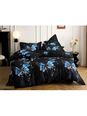 Komplet pościeli 5D    „” MILANO „” 100% satyna - bawełna 4 Częściowy Rozmiar : 160/200cm