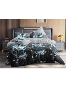 Komplet pościeli 5D    „” MILANO „” 100% satyna - bawełna 4 Częściowy Rozmiar : 160/200cm