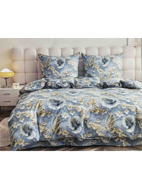 Komplet pościeli 3D 100% satyna - bawełna 3 Częściowy Rozmiar : 200/220cm