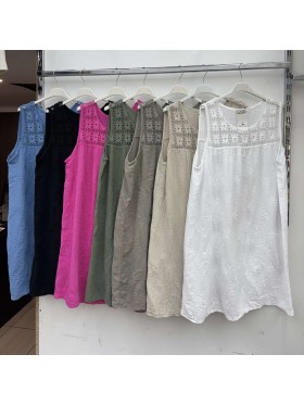 Sukienki damskie Włoski ,size uni  ,paczka 6szt mix kolor