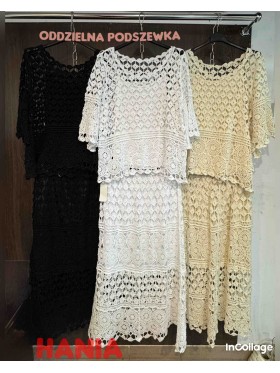 Komplety damskie Włoski , size uni, paczka 6szt, mix kolor