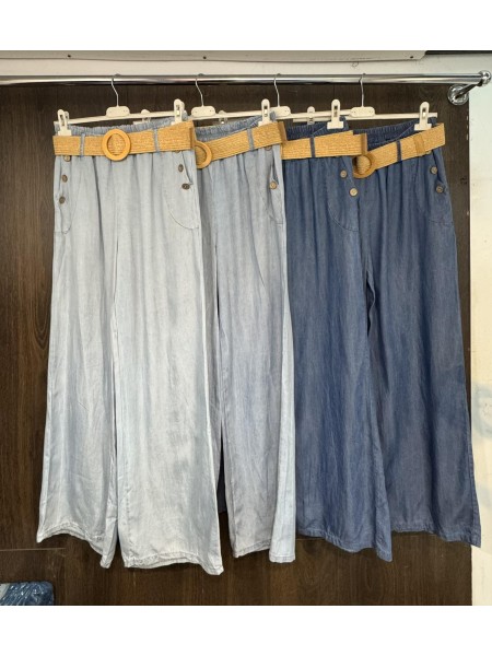 Spodnie damskie Włoski, size uni, paczka 6szt, mix kolor