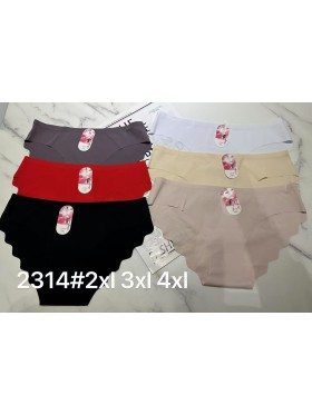 Majtki damskie, size 2-4xl paczka 24szt ,mix kolor