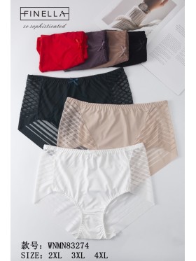 Majtki damskie, size 2-4xl paczka 24szt ,mix kolor