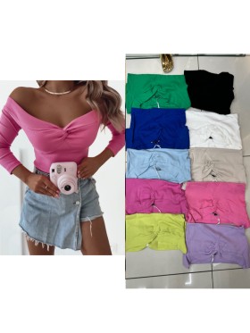 Bluzki  damskie Tureckie, size uni , paczka 10szt,mix kolor