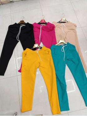 Spodnie  damskie Tureckie, size uni , paczka 10szt,mix kolor