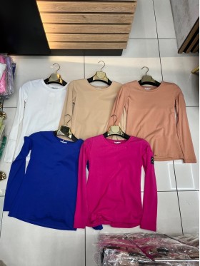 Bluzki  damskie Tureckie, size uni , paczka 10szt,mix kolor