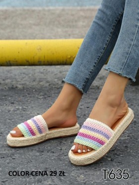 Buty Klapki Damskie (36-41,12par)