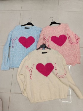 Swetry damskie Tureckie, size uni , paczka 10szt,mix kolor