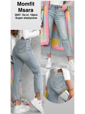 Jeansy damskie M'sara, size XS-XL, paczka 10szt,