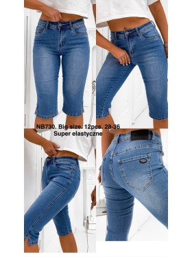Spodenki jeansowe damskie , size 28-36, paczka 12szt,