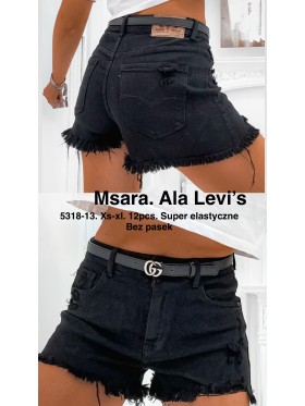 Spodenki jeansowe damskie M'sara , size xs-xl, paczka 12szt,