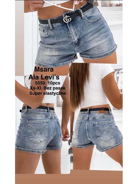 Spodenki jeansowe damskie M'sara , size xs-xl, paczka 10szt,