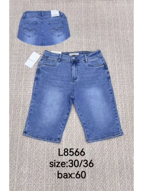 Spodenki jeansowe damskie  , size 30-36, paczka 12szt,