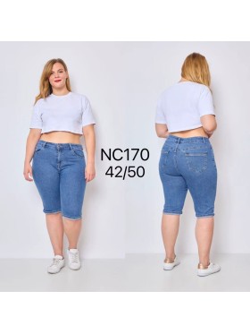 Spodenki jeansowe damskie  , size 42-50, paczka 10szt,
