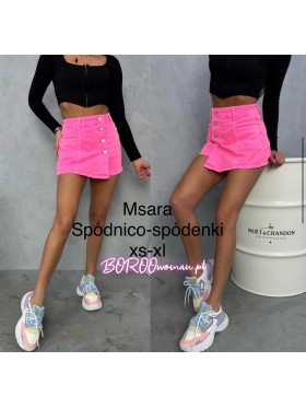 Spódnica krótka jeansowa damska M'sara , size xs-xl, paczka 10szt,