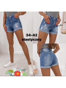Spodenki jeansowe damskie  , size 34-42, paczka 10szt,