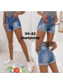 Spodenki jeansowe damskie  , size 34-42, paczka 10szt,