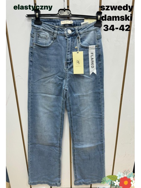 Jeansy damskie , size 34-42, paczka 10szt,