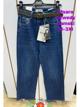 Jeansy damskie M'sara, size M-3XL, paczka 10szt,