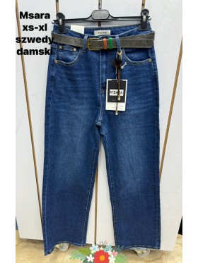 Jeansy damskie M'sara, size XS-XL, paczka 10szt,