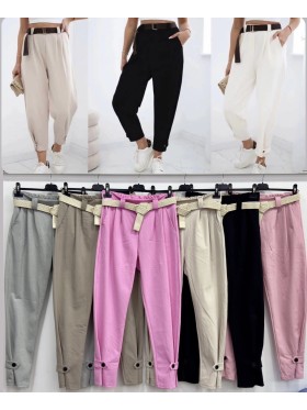 Spodnie damskie wloskie, size uni, paczka 6szt, mix kolor