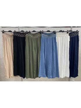 Spodnie damskie wloskie, size uni, paczka 6szt, mix kolor