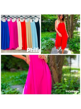 Sukienki damskie polskie, size uni, paczka 6szt, mix kolor