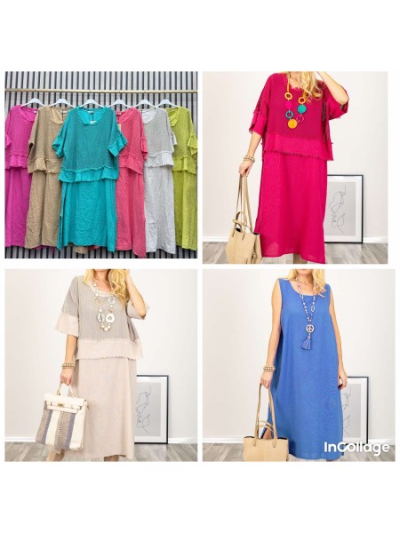 Komplety damskie polskie, size uni, paczka 6szt, mix kolor