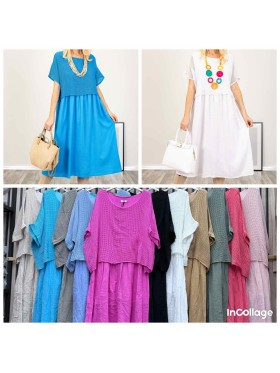 Komplety damskie polskie, size uni, paczka 6szt, mix kolor