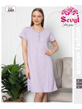 Koszule nocne damskie tureckie , size m-xl, paczka 12szt, 1kolor