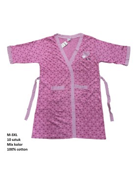 Szlafrok damskie tureckie , size m-3xl, paczka 10szt, mix kolor