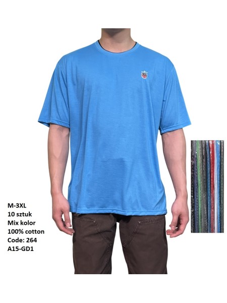 Bluzki MĘSKA , size m-3xl, paczka 10szt, mix kolor