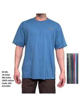 Bluzki MĘSKA , size m-3xl, paczka 10szt, mix kolor